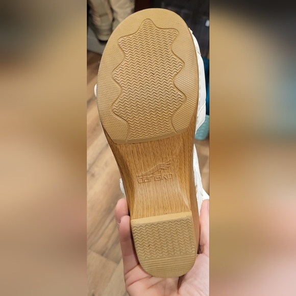 Dansko Women’s Season Leather Sandals White Size 38 (US 7.5-8) - Picture 3 of 10